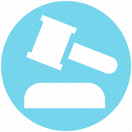 Auction, gavel, hammer, judge, justice, law icon - Download on Iconfinder