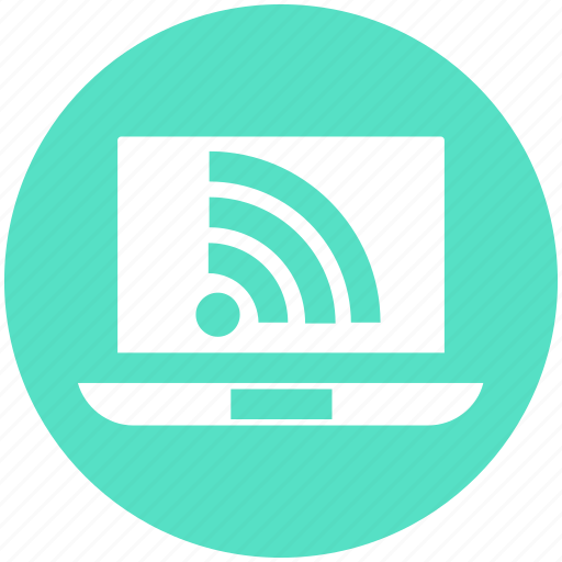 Configuration, connection, laptop, network, signal, wifi icon - Download on Iconfinder