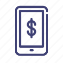 dollar, money, phone, mobile, business, payment, currency, device, smartphone