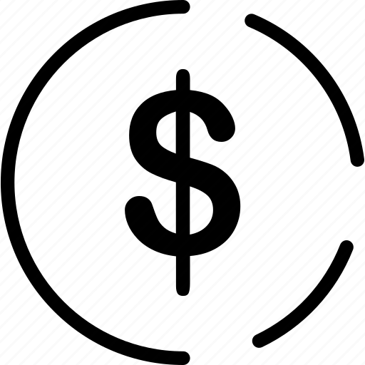 Circle, currency, dollar, money icon - Download on Iconfinder