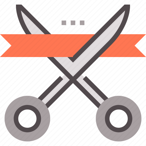 Branch, ceremony, new, opening, scissors icon - Download on Iconfinder