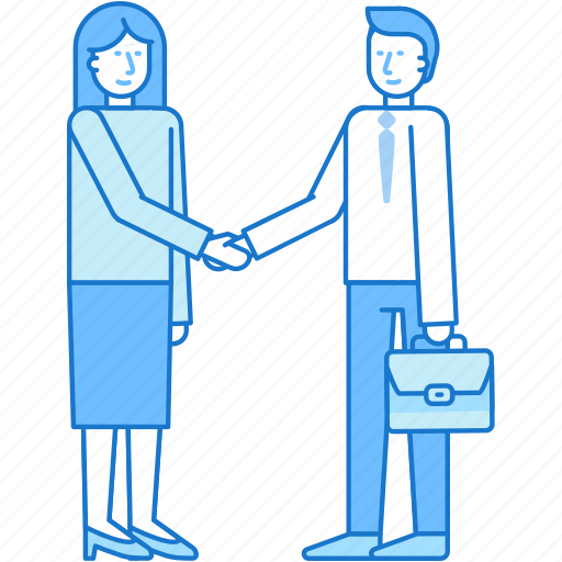 Agreement, business, handshake, man, partner, teamwork, woman icon - Download on Iconfinder