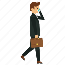 businessman with smartphone, businessperson, dealer, investor, trader