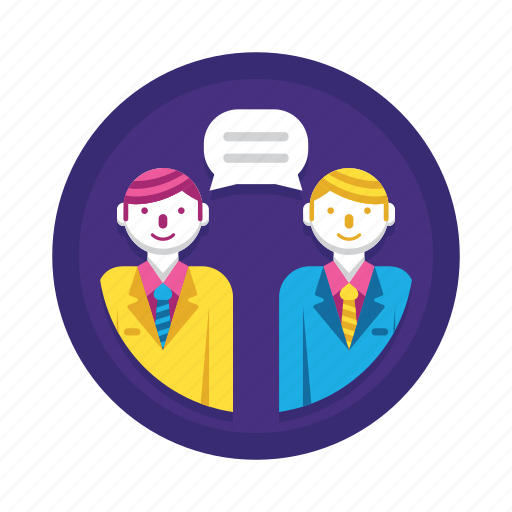 Meeting, chatting, discussion, negotiation, talking icon - Download on Iconfinder