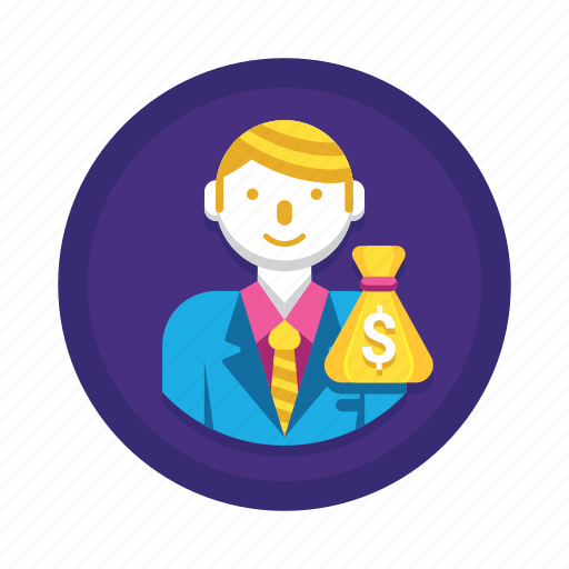 Investor, banker, businessman, financial consultant, manager, millionaire, rich icon - Download on Iconfinder