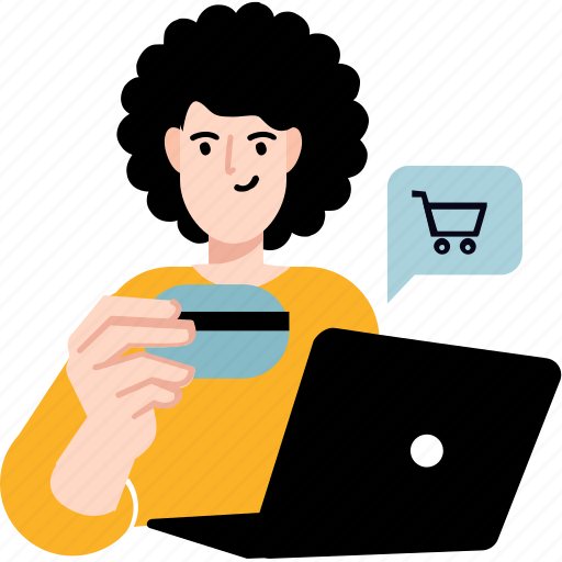 Online, shopping, ecommerce, payment, credit card, buy, shop illustration - Download on Iconfinder