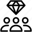 business, people, teamwork, group, community, diamond, value 