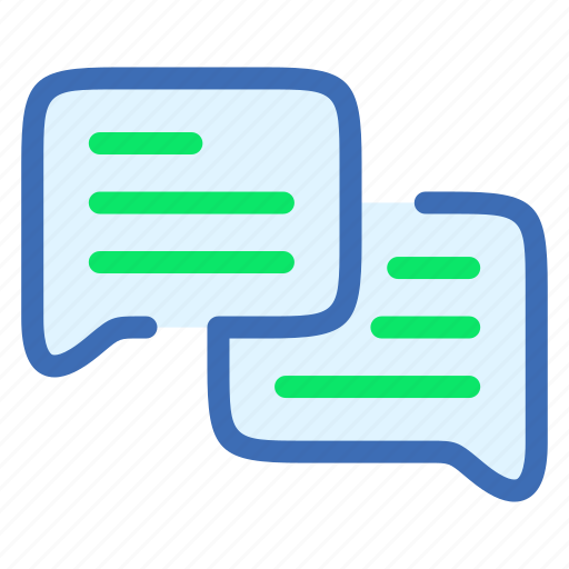 Interaction, interactive, chat bubble, conversation, communication, speech bubble, message icon - Download on Iconfinder