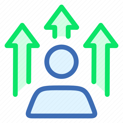 Personal, growth, personal growth, progress, career promotion, increase, improvement icon - Download on Iconfinder