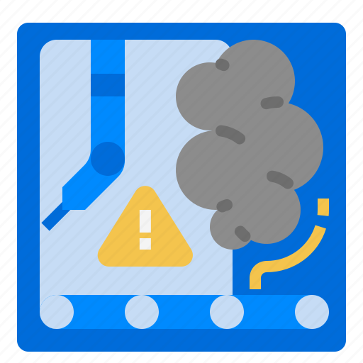 Issue, machine, problem, smoke, machinery breakdown icon - Download on Iconfinder