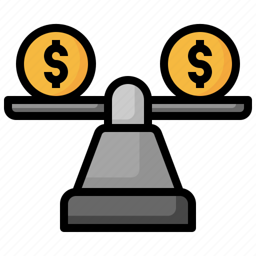 Balance, scale, money, business, pressure icon - Download on Iconfinder