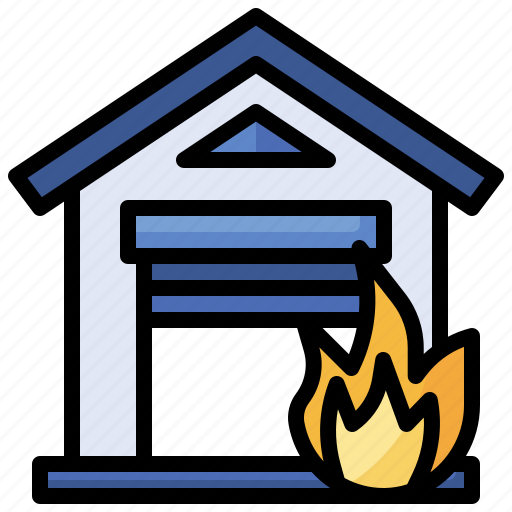 Fire, security, arson, packages, warehouse icon - Download on Iconfinder