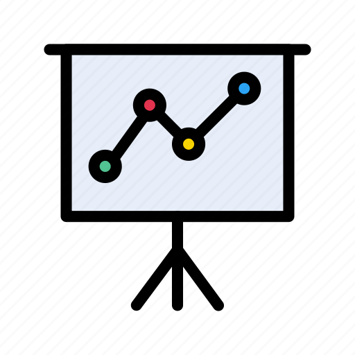 Analytic, board, chart, graph, presentation icon - Download on Iconfinder