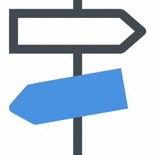 Choice, decision, road sign, direction icon - Download on Iconfinder
