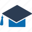 graduation cap, education, graduation, hat, graduate, study, learning 