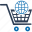 global cart, e commerce, global, online, shopping, cart, shop 