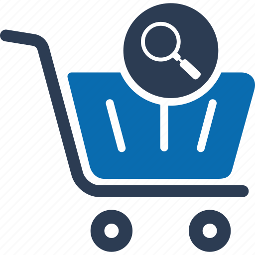 Cart search, bag, basket, cart, ecommerce, search, shopping icon - Download on Iconfinder