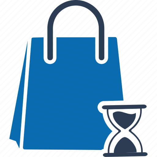 Shopping on time, buy, pending, shopping, time, trolley, wait icon - Download on Iconfinder