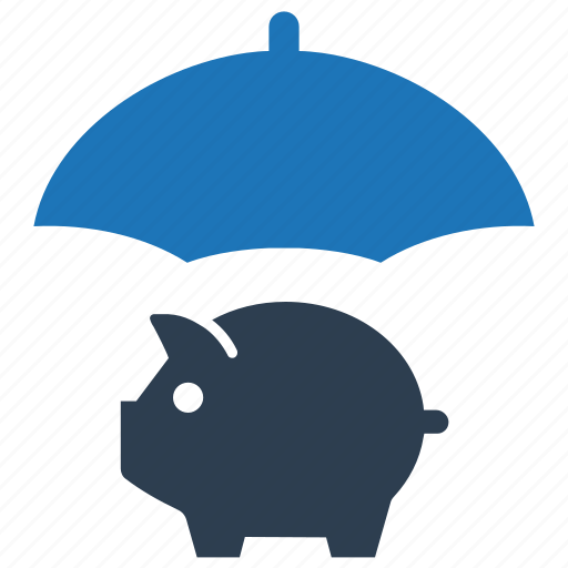 Money, piggy bank, protection, savings, secure icon - Download on Iconfinder