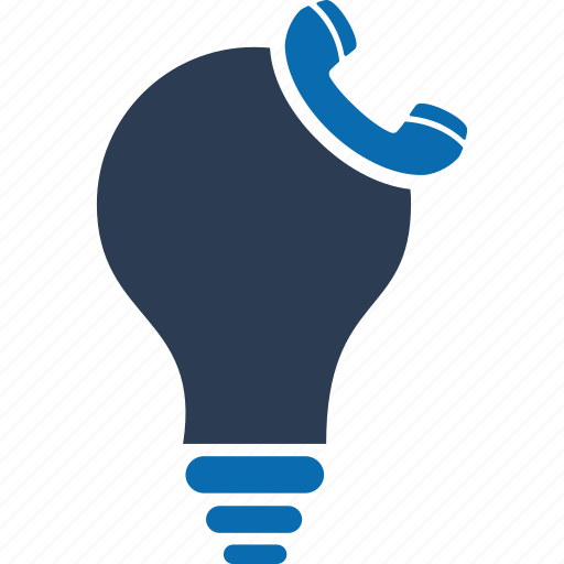 Calling idea, calling, idea, innovation, light, bulb, creative icon - Download on Iconfinder