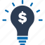 financial idea, bulb, business, idea, light, marketing, money 
