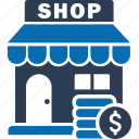 revenue store, asset, loan, pawnshop, shop, commerce, market