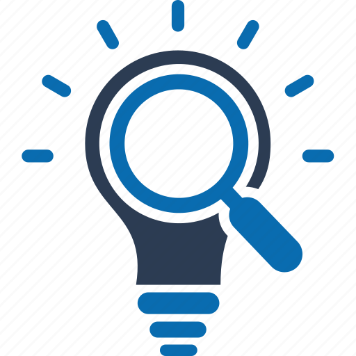 Search idea, creativity, find creativity, find idea, idea, inspiration, search icon - Download on Iconfinder