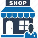 shop owner, business owner, retailer, shopkeeper, small business owner, store owner, shopping