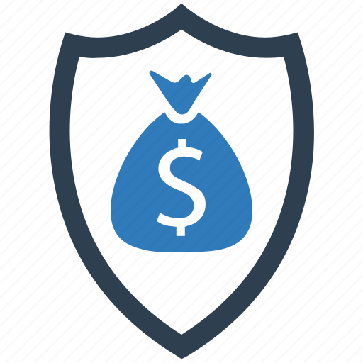Business insurance, money, money insurance, money protection, protection, security, shield icon - Download on Iconfinder