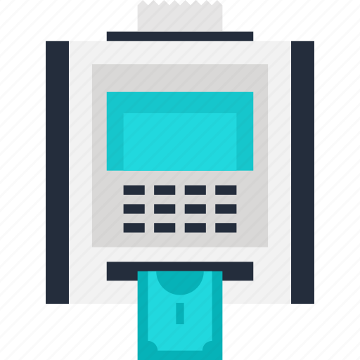 Atm, bank, cash, currency, finance, machine, money icon - Download on Iconfinder