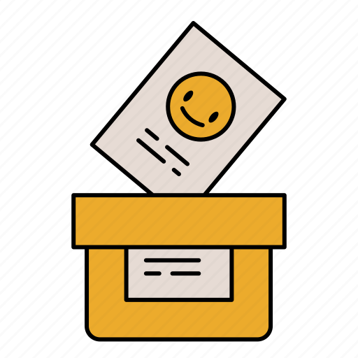 Feedback, rating, smile, box, review icon - Download on Iconfinder