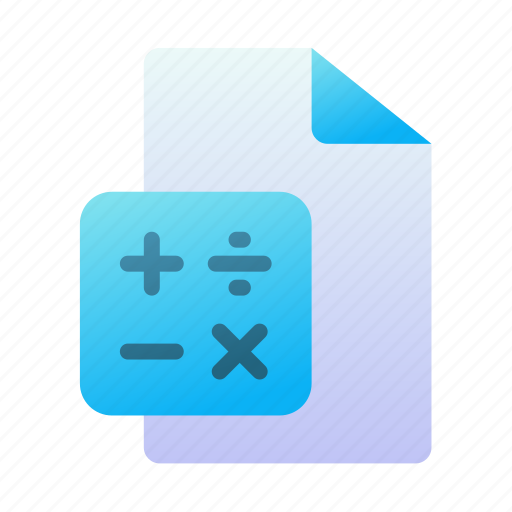 Calculate, paper, report, file icon - Download on Iconfinder