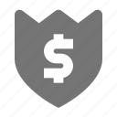 shield, money, security