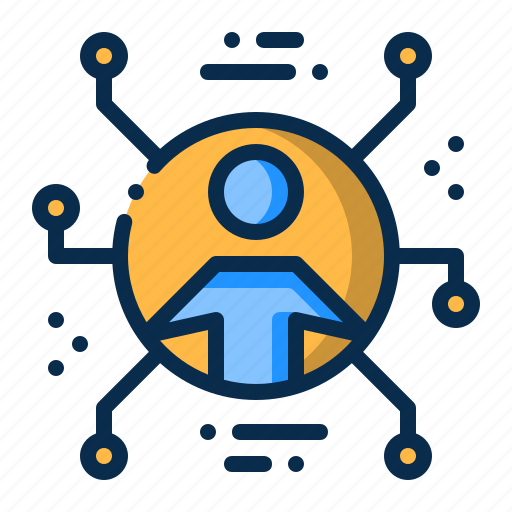 Business, businessman, link, network, people icon - Download on Iconfinder