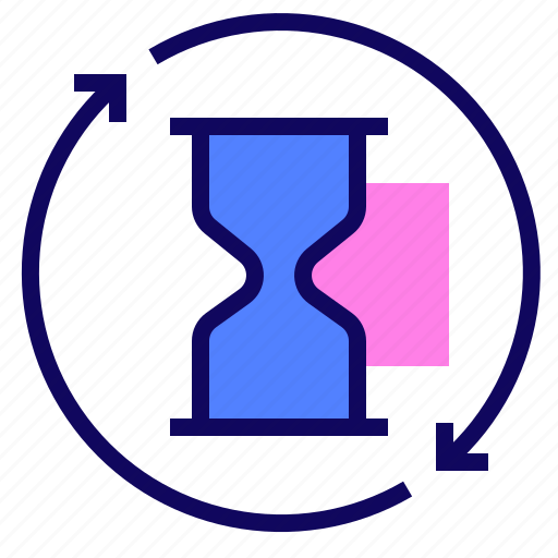 Arrows, hourglass, time, timer icon - Download on Iconfinder