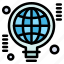 bulb, business, idea, world 