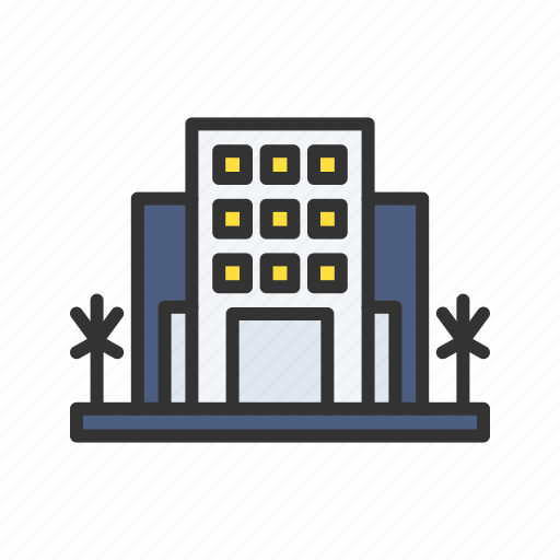 Office building, building, office, architecture, commercial building, real estate, skyscraper icon - Download on Iconfinder