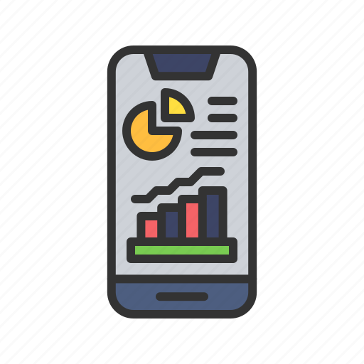 Stats on cell, finance, analytics, growth, chart, graph, economy icon - Download on Iconfinder