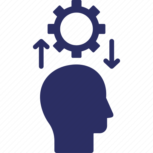 Cog, head, mind, research, system thinking icon - Download on Iconfinder