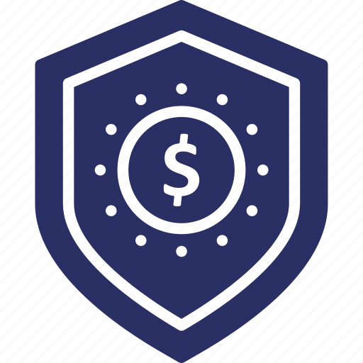 Dollar, funds protection, insurance, safe investment, shield icon - Download on Iconfinder