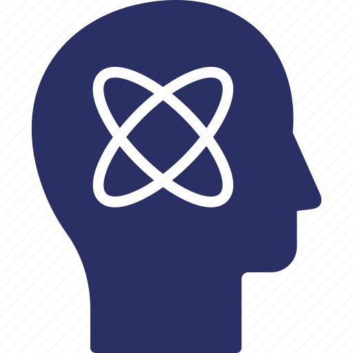 Atom, head, mind, psychology icon - Download on Iconfinder