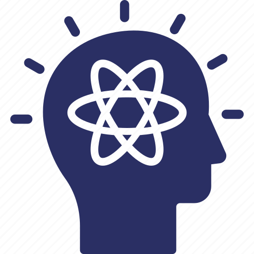 Atom, head, mind, psychology icon - Download on Iconfinder