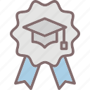 ability, badge, capability, mastery, mortarboard