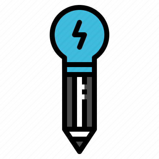 Creative, idea, lightbulb, pencil, startup icon - Download on Iconfinder