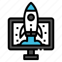business, launch, rocket, spaceship, startup