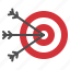 arrow, business, dart, success, target 