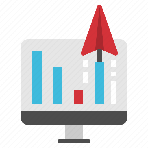 Analysis, business, graph, paper, plane icon - Download on Iconfinder