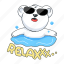 pool bear, relaxing bear, cute bear, cool bear, pool fun 