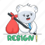 job resign, job quitting, sad bear, sad teddy, bear character 