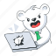 work frustration, job frustration, angry bear, angry teddy, working bear 